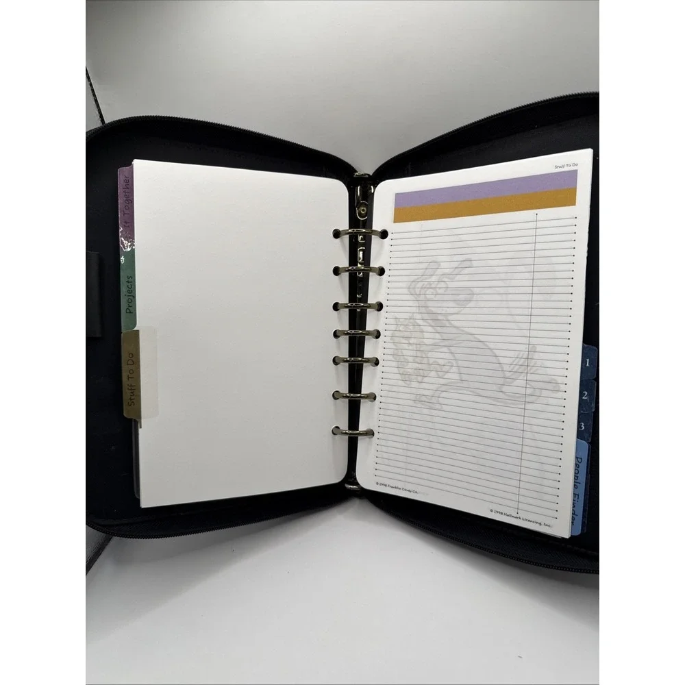 Franklin Quest Planner Binder Genuine Leather 10
